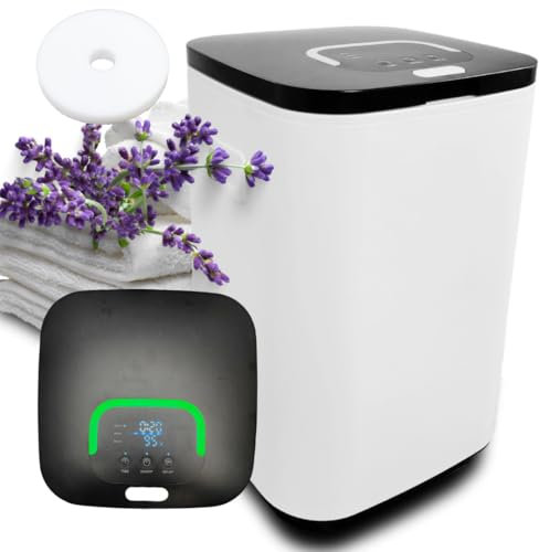 Di'Aroma Towel Warmer with Aroma 10 Tablet, Luxury Large Towel Warmer Bucket with 26L Capacity, Auto Keep Warm Feature 20/40/60 Hot Timer and Delay Timer up to 24h, for Towels Bathrobes Blankets PJ's