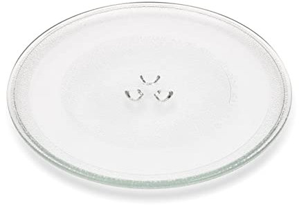 KGA SUPPLIES Piatto girevole in vetro a 3 tubi per forno a microonde Daewoo (255 mm)