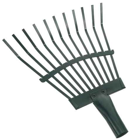 Hochleistungs Rasenrechen aus Kohlenstoffstahl für Garten und Rasen