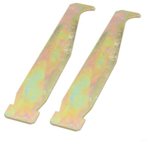 Gbtdoface 2Pcs Bar Groove Cleaning Tool, Carbon Steel With Zinc Plated Guide Bar Rail Groove Cleaner For Chainsaw Chain Saw