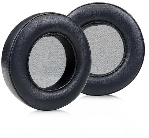 SINOWO Cuscinetti auricolari di ricambio per cuffie AKG K701, K702, Q701, Q702, K601, K612, K712, con isolamento acustico in memory foam (pelle di pecora, nero)