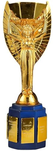 SWAYVES Réplique de Trophée Dess de La Coupe Du Monde, Coupes de Prix de Football, Collections de Fans, Ornements D'Exposità Thème Pour Bureau Et Club