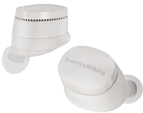 Bowers & Wilkins Pi6 In-Ear-Kopfhörer kabellos (Wolkengrau), Bluetooth-In-Ear-Kopfhörer mit adaptiven aptX Treibern und 12 mm, Kopfhörer mit aktiver Geräuschunterdrückung, 3 Mikrofone
