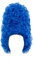 Generic Cartoon Blau für Marge Simpson Perücke Blau Bienenstock Marge Kostüm Perücke