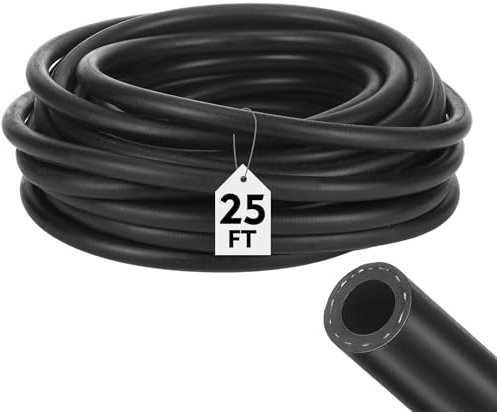 Innconee EPDM Garten-Gummischlauch 3/8 Zoll x 7,6 m, robuster Sprühschlauch