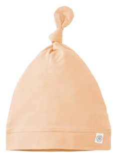 Cloby Mütze Beanie Babymütze mit UV-Schutz (UPF 50+) Baby (Gr. 50/56) - Peachy Summer/Aprikose