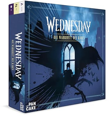 Pancake Games Wednesday. Die Wahrheit des Raben: 10-99 Jahre | 2-6 Spieler | Spieldauer: etwa 45 Minuten