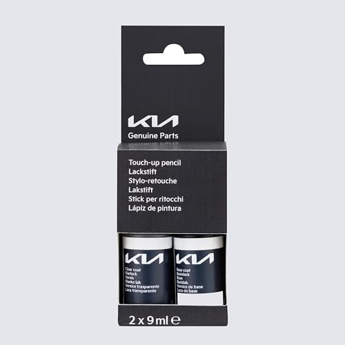 KIA Original Lackstift Set Snow White Pearl SWP 2 x 9ml, Basislack und Klarlack LPA10APE23SWPK