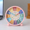 Wecker Kinder Jungen Mädchen, Kinderwecker Ohne Ticken Wecker Analog mit Nachtlicht, Lauter Alarm Reisewecker, Batteriebetrieben Lernwecker für Kinderzimmer Nachttisch Schreibtisch Schlafzimmer (Rosa)