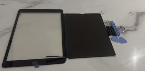 Kit di ricambio schermo LCD digitalizzatore touch da 10.2 per iPad 9 A2602/A2603/A2604/A2605 modello 2021 nero
