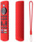 Ergonomic Silicone Case for Fire TV Remote Combines Protection and Accessibility in One Design (red)