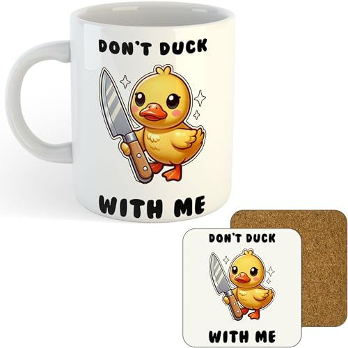 11oz Mug | Don't Duck with Me | Printed Funny Gift Idea Cup Tea Coffee