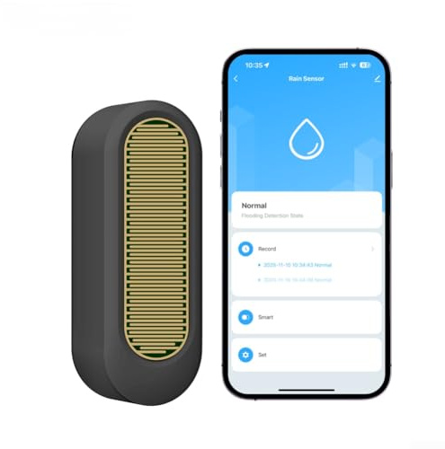 Zigbee Sensore di pioggia intelligente per rilevamento pioggia wireless per esterni, sensore di pioggia intelligente, impermeabile, avvisi di pioggia in tempo reale, collegamento intelligente del
