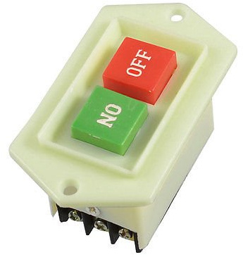 AC 220/380V 5A Rosso Verde On Off Pulsante Interruttore per macchina utensile