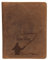 Greenburry Vintage Leder DIN A5 Schreibmappe Aktenmappe Braun 22x18x3 cm