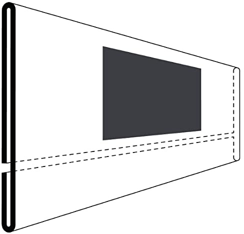 Krog Etikettenhalter magnetisch mit geschlossener Vorderseite, 210 x 75 mm, 50 Stück Klar