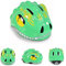 Byox Schutzhelm Y27 Dino Gr S 48-54 cm, einstellbar, 4 Löcher, LED-Beleuchtung, Farbe:grün