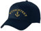 Nashville print factory Basecap Bestickt mit Motiv Anker/Steuerrad/Kompass-Rose Captain Kapitän Steuermann Mütze Cappy (Navy, Anker + Wunschtext)