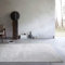 WECONhome Basics, Flauschig weicher Hochflor Teppich - Läufer für Wohnzimmer, Flur, Schlafzimmer, Anna (70 x 140 cm, beige grau)