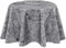 Wachstuch Tischdecken Wetterfest Robust Wachstischdecke Garten Tischdecke abwischbar Oval, Eckig, Rund (200x140cm Eckig, Marmor Grau)