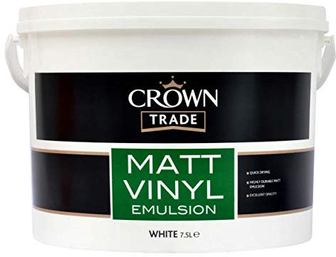 Crown Vinyl Matt White 7.5L