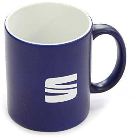 Seat 6H1069601KAJ Tasse blau Kaffeetasse Keramiktasse Becher