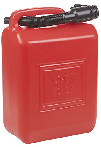 10L Litre Jerry Can Petrol Diesel Oil Fuel Water Storage Container Can & Spout (1)
