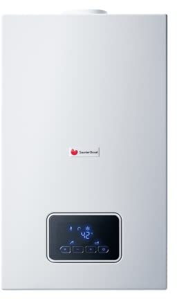 Saunier Duval 0010023408 Scaldabagno a Gas Stagno Basso NOX, Opaliatherm F 12, Naturale, Bianco