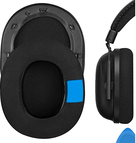 Geekria Sport Kühlgel Ersatz-Ohrpolster kompatibel mit Razer BlackShark V2 / V2 Pro (nicht passend für BlackShark V2 Pro 2023 Edition) Kopfhörer, Ohrpolster (schwarz)