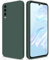 GiiYoon Hülle Kompatibel mit Huawei P30, Hochwertiges Liquid Silicone Case, Rundumschutz Handyhülle, Kratzfestes Weiches Mikrofaserfutter- grün