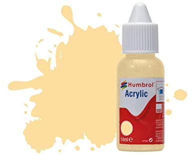 Humbrol Peinture Acrylique NO148 Radome Tan Matt Flacon Compte-Gouttes