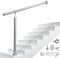 Ikodm Edelstahl Treppengeländer 100cm Handlauf Geländer für Treppen Garten Hauseingang Ø42mm Wandhandlauf Seitliche Montage Winkel Einstellbar Drinnen und Draußen, mit Zubehör, (GOL-8399-M1c)