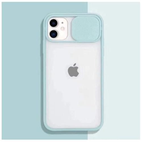 Cover Iphone 11 12 Pro Max Mini protezione fotocamera Custodia Bumper Case Iphone 11 12 Chiusura Fotocamera Destruction.Confezionato In Scatola (IPHONE 11 PRO MAX, VERDE)