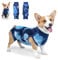 Hundebody Nach op Body Hund kastration, op Body Hund Kastration Hündi, Hundebody Nach Kastration rüde Body Suit nach der Operation für Hunde Chirugenanzug Pet Shirts(Binden -Dyed blau, S)