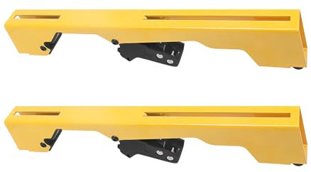 deawater 1SET N087371 DW7231 Miter saw workstation tool mounting bracket compatible with for DeWalt DWX724, DWX725, DWX725B DW723, 12 inch Blade Length, Retractable Clamps DW7231 DE7030 DE7025-XJ