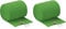 Höga Lastic-Color, grün, 6 cm x 5 m gedehnt, dauerelastische Idealbinde, 2er Pack (1 x 0.036 kg)