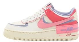 Nike Air Force 1 Shadow, Scarpe da Ginnastica Donna, Sail/Coral Chalk-Sea Coral-Indigo Haze, 39 EU