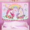 DECOWALL TP-011 Einhörner Wandteppich Kinder-Wandteppich Wandbehang für Schlafzimmer Wohnzimmer Kunst Heimdekoration Polyester 150 x 100 cm (60 x 40 Zoll)
