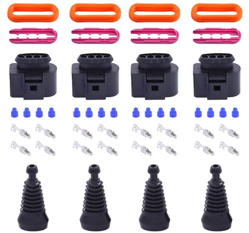 Zündspulenstecker Reparatursatz Zündspule Kabelbaum Stecker Steckverbinder für A1 8X A3 8P 8V A3 8L A4 B8 B6 A4 B7 8E A5 8T A6 4F A6 4G C7 A6 C5 A8 D3 4E D4 4H Q3 8U Q5 8R Q7 4L R8 TT 8J 8N Alhambra