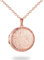 PHOCKSIN Round Lockets Necklace With Picture Beautiful Flower Locket Necklaces With Picture Inside Rose Gold Lockets For Girls