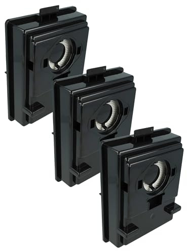 vhbw 3x Staubsaugerfilter kompatibel mit Rainbow Rexair R10520, R12106B, R-12106B, E2, R-10520, E Serie Staubsauger - Feinluftfilter Schwarz