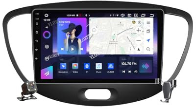 M6 pro3,Android 13.0 Autoradio Stereo Navi mit 4G 5G WiFi DSP Carplay für Hy-undai i10 2007-2013 Sat GPS Navigation 9 Zoll MP5 Multimedia Video Player FM BT Receiver