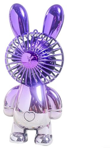 Hasaller Mini ventilateur portable USB avec batterie rechargeable - Petit ventilateur électrique de poche pour filles et enfants - Violet