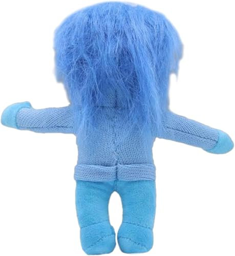 Inside out 2 Peluche, Simpatiche Bambole di Peluche Ansia Peluche, Ansia Peluche, Pupazzo Inside Out 2, Morbidi Giocattoli periferici di Anime, Fan di film di Compleanno Regali da Collezione (Blue)