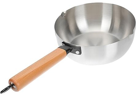 COLLBATH 1Stk Topf für Babynahrung Eierkochtopf Mini Topf Butterwärmer Grill-Topf pfannenwender edelstahltopf Buttercreme Nudeln Nudeln Frühstückstopf Salattopf Rostfreier Stahl Silver