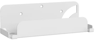 meiyan Game Console Wall Mounted Holder Bracket for Switch/Host Handle Hanger Wall Mount Storage Rack White
