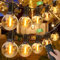 GLUROO Catena Luminosa Esterno Dimmerabile 45M, Luci da Esterno Giardino G40 con Telecomando, 75+2 LED Lampadine Infrangibili, Impermeabile Catena Luci Esterno per Terrazzo Bistrot
