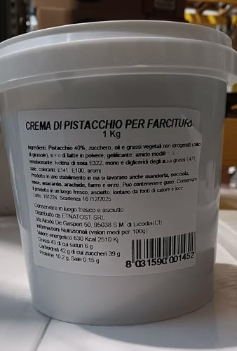 1 Kg Crema dolce al pistacchio al 40%