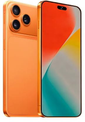 Fine Life Pro Entsperren Telefon, 4-Core Prozessor, 3G Smartphone, 2MP+2MP Kamera, Android System, 1GRAM, 16GROM, erweiterbar 128GB, 6,6-Zoll Bildschirm, (135orange)
