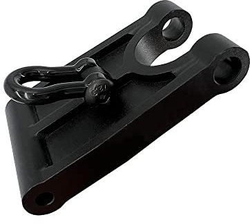 NexaPart RC-Zubehör Passend for Huina Bagger 1580 1594 1593 Schaufel H-Rahmen Aluminiumlegierung CNC-Anschlussplatine for 1592 1550 RC Bagger Modell Spielzeugteile(Frame Black Buckle)